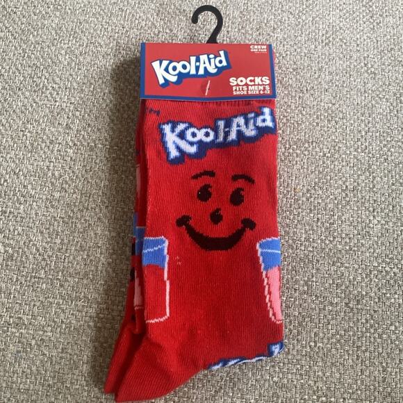 Kool-Aid Red Novelty Crew Socks - Picture 5 of 6